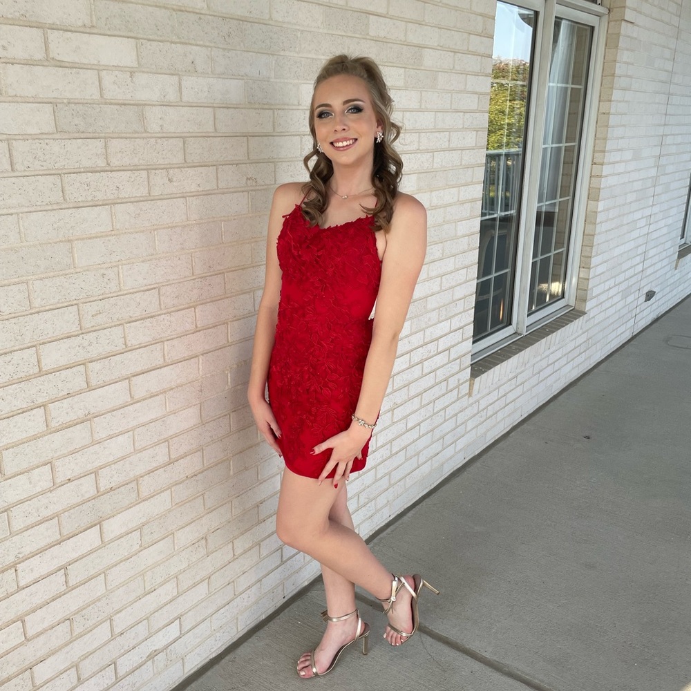 Sherri Hill size 4 homecoming dress. Worn twice. Amazing deal- originally $400.